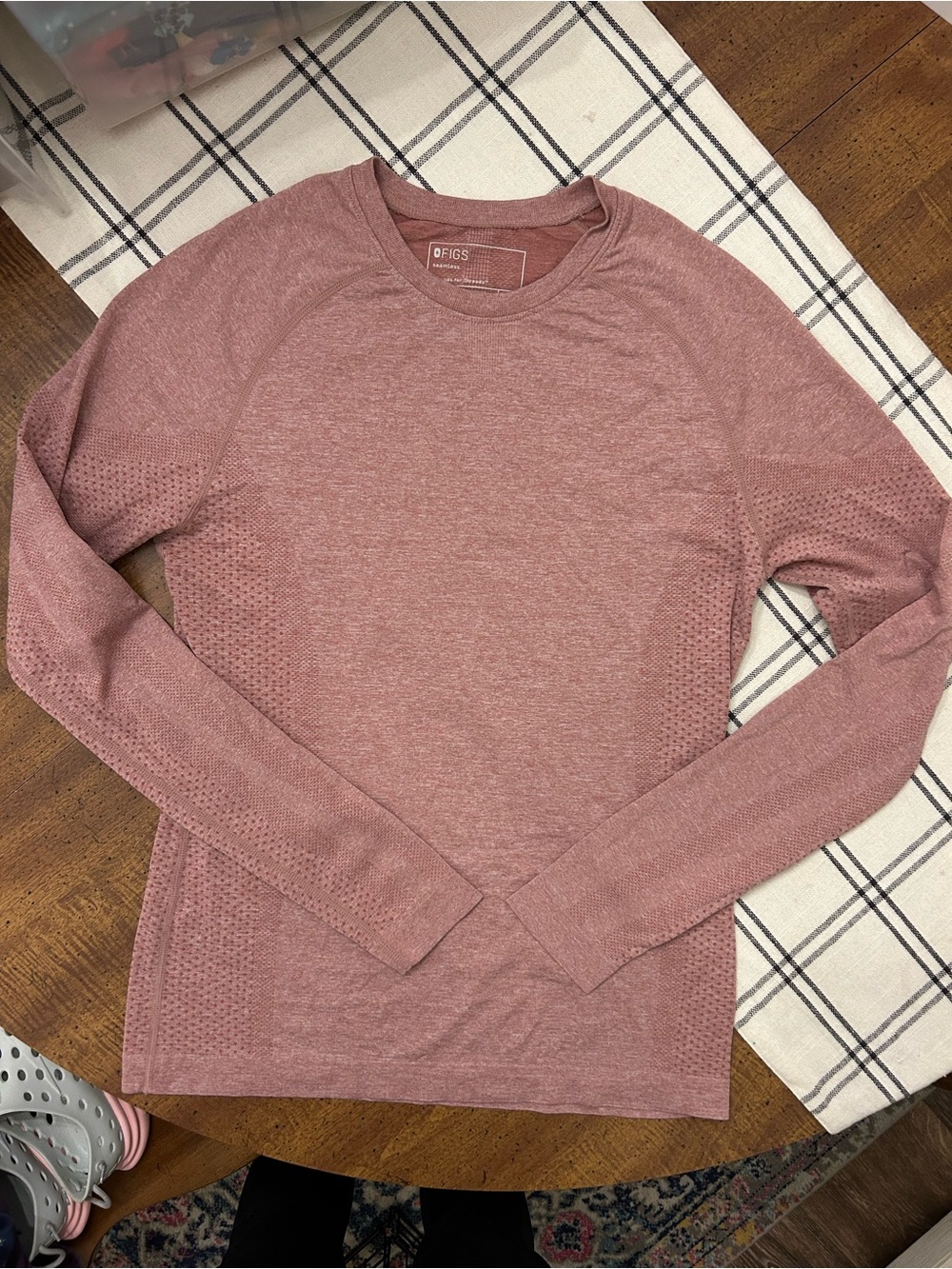 Figs Salta Seamless Longsleeve Underscrub Mauve Women’s Medium